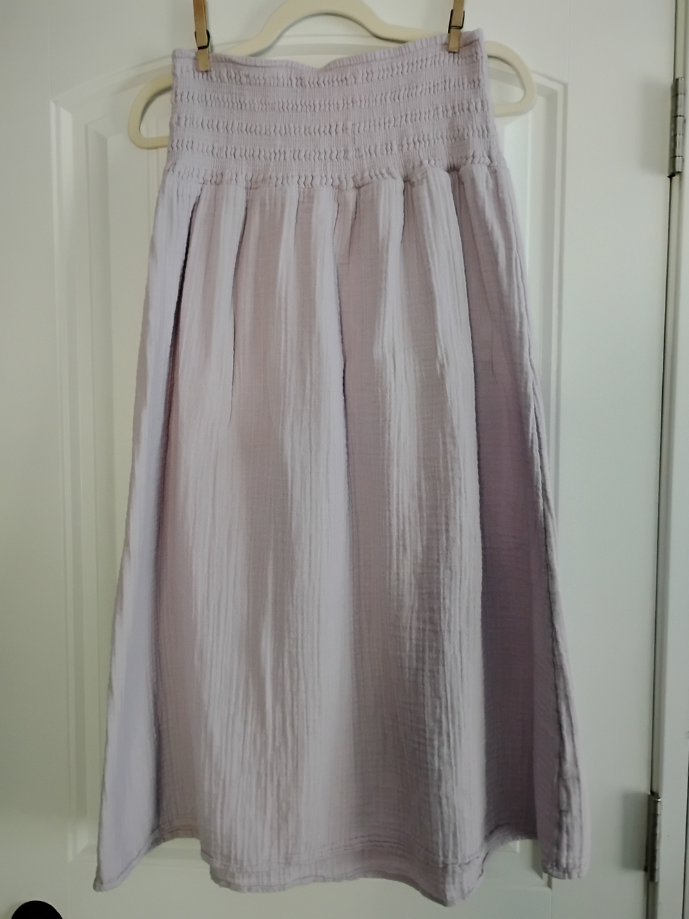 Old Navy Lavender Smocked-Waist Maxi Skirt